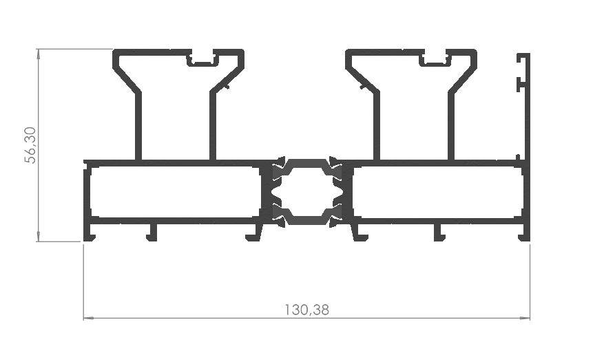 ALUMİNYUM HSK SÜRME KASA PROFİLİ