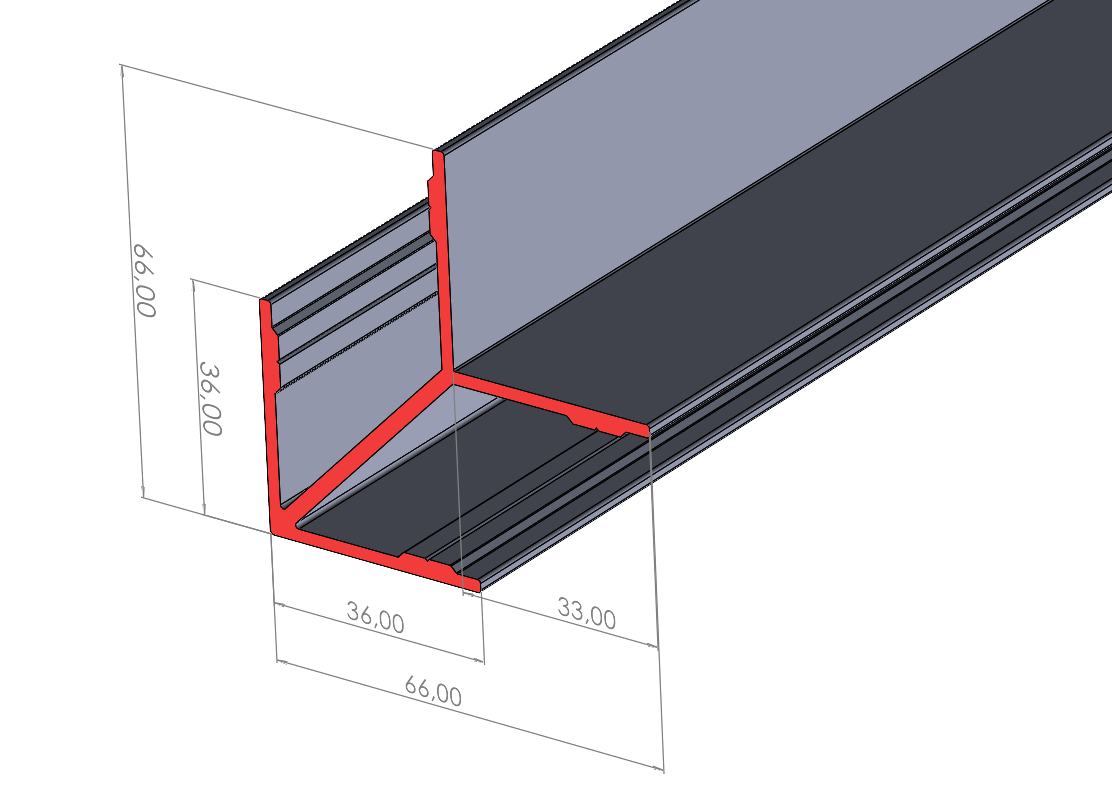 ALUMİNYUM KÖŞE TAKOZ PROFİLİ