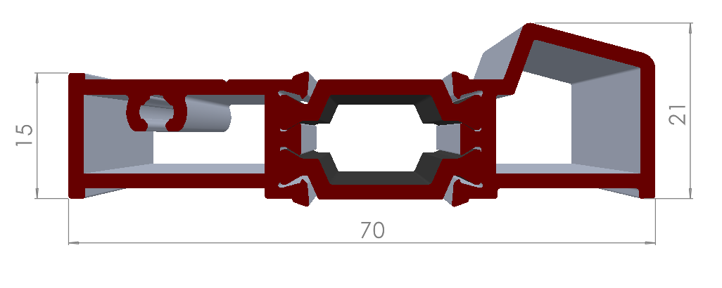ALUMİNYUM PENCERE ADAPTÖR PROFİLİ