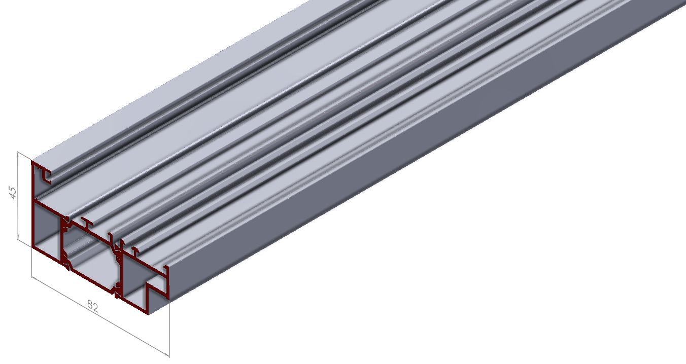 ALUMİNYUM PENCERE ADAPTÖR PROFİLİ
