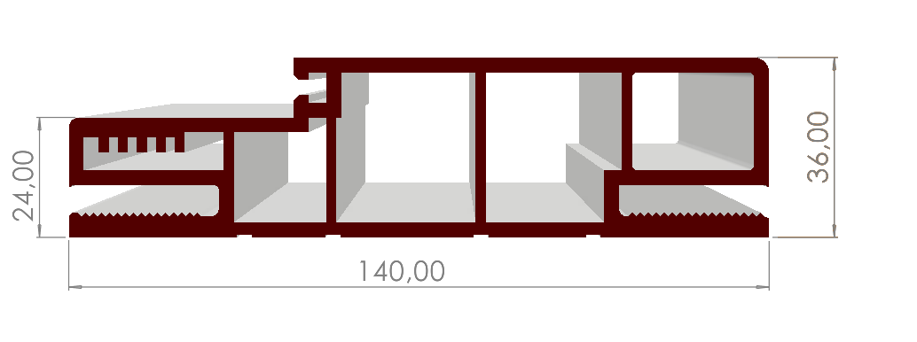 PVC İÇ KAPI KASA PROFİLİ