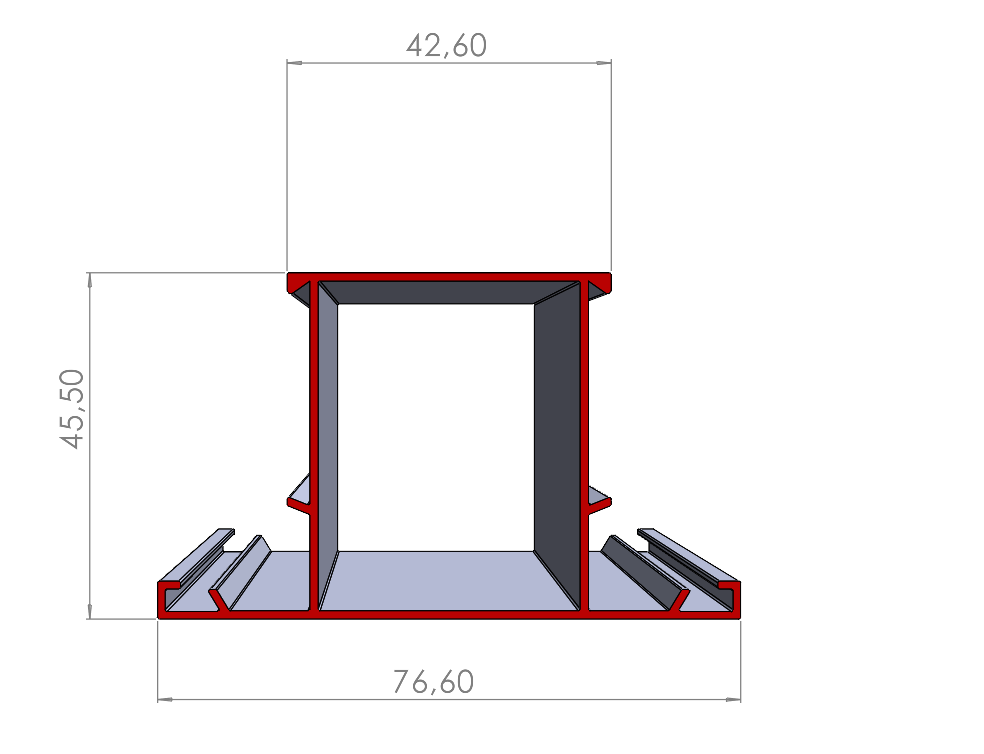 ALUMİNYUM OTRA KAYIT PROFİLİ
