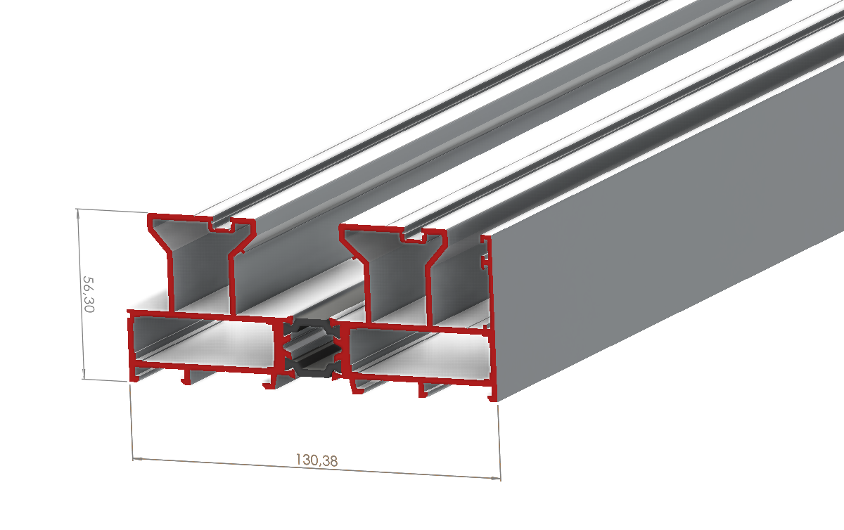 ALUMİNYUM HSK SÜRME KASA PROFİLİ
