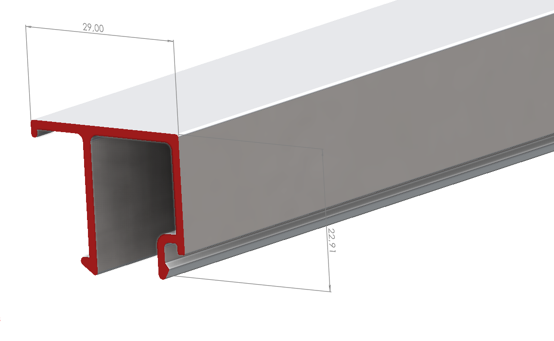 ALUMİNYUM DOĞRAMA ÇITA PROFİLİ