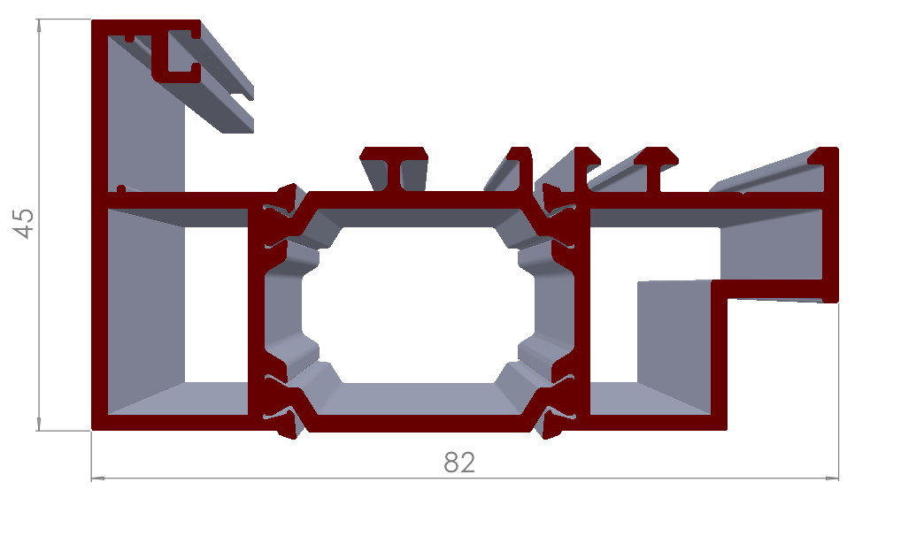 ALUMİNYUM PENCERE ADAPTÖR PROFİLİ
