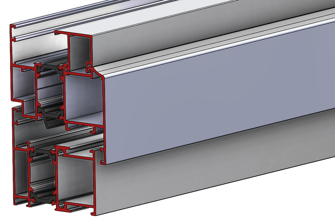 HILAL ALM 2653-54-63 KASA+KANAT+ÇITA PROFİLİ