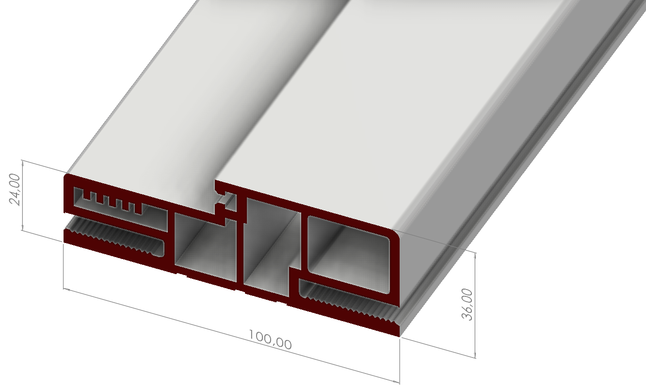 PVC İÇ KAPI KASA PROFİLİ